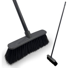 Soft Indoor Broom Sweeping Brush Long Handled Kitchen Wooden Floor