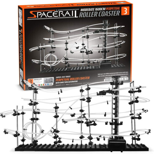 CKB LTD SpaceRail Perpetual Rollercoaster Level 3 Marble Roller