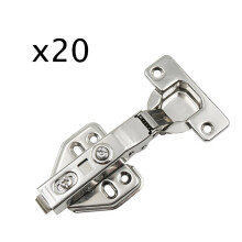 (20) 35mm Soft Close Hinges Kitchen Cabinet Cupboard Wardrobe Door Full Overlay