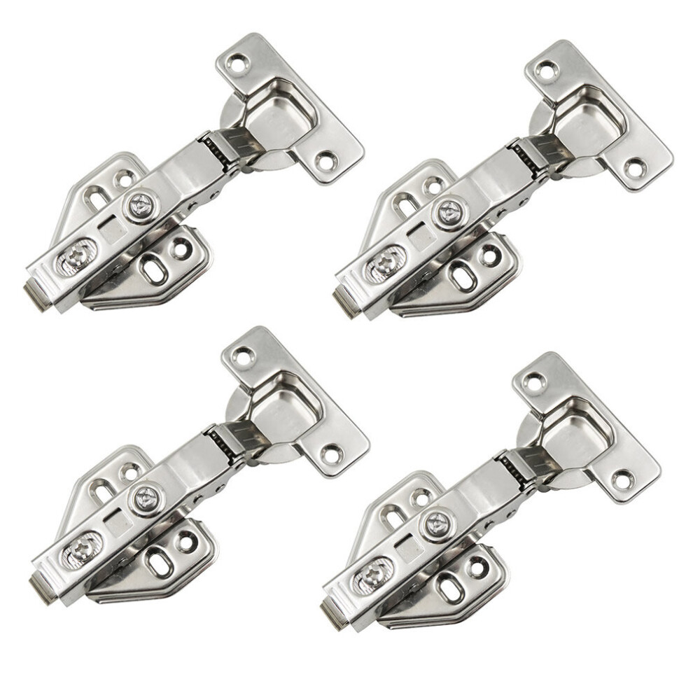 (4) 35Mm Soft Close Hinges Kitchen Cabinet Cupboard Wardrobe Door Full Overlay 5055521169977
