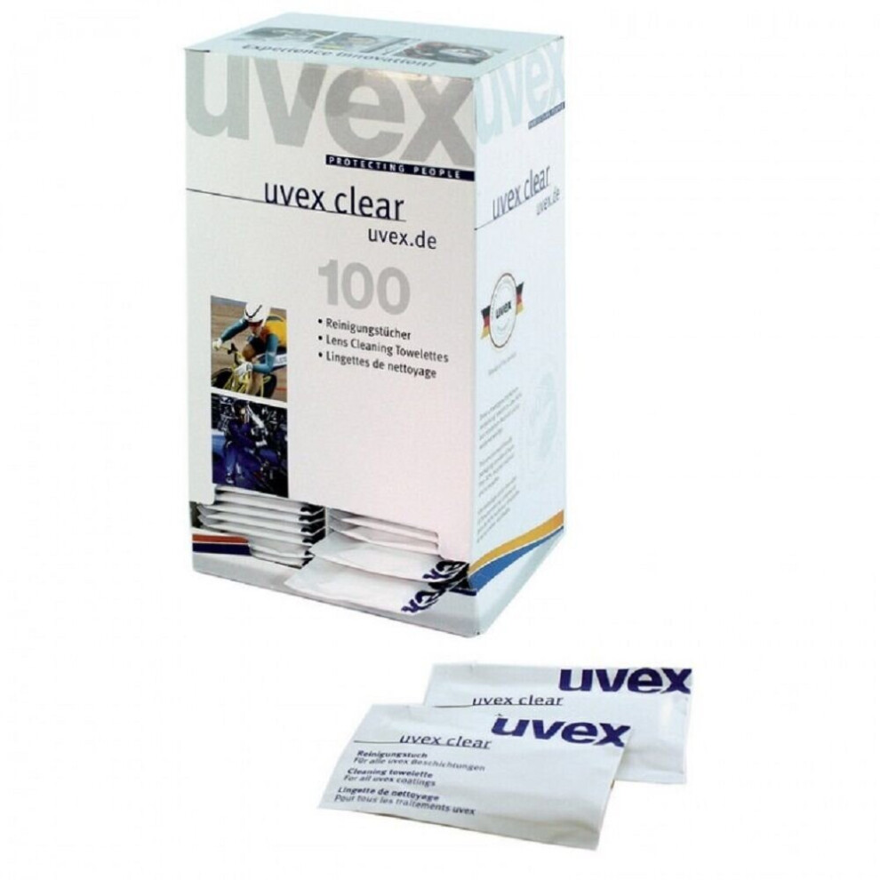 Uvex 9963-000 Cleaning Towelettes Boxof 100