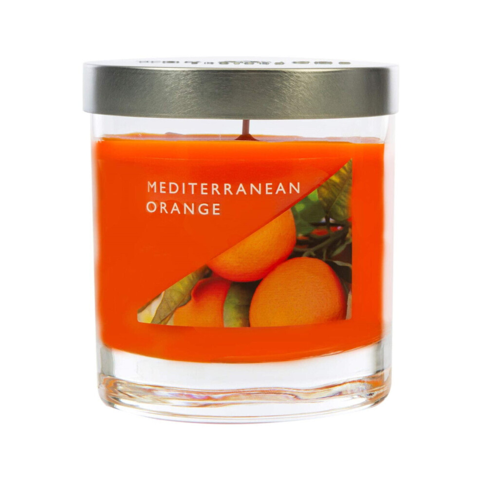 Wax Lyrical England Fragranced Mediterranean Scent Jar Candle Orange