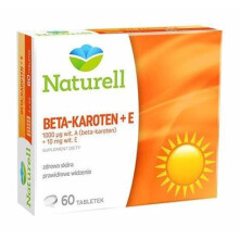 Naturell Beta-Carotene + E, 60 tablets Beta-Karoten + E