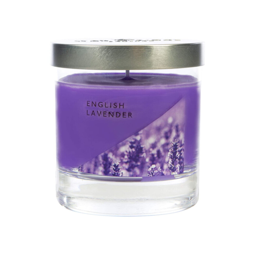 Wax Lyrical England Home Fragrance English Lavender Medium Jar Candle