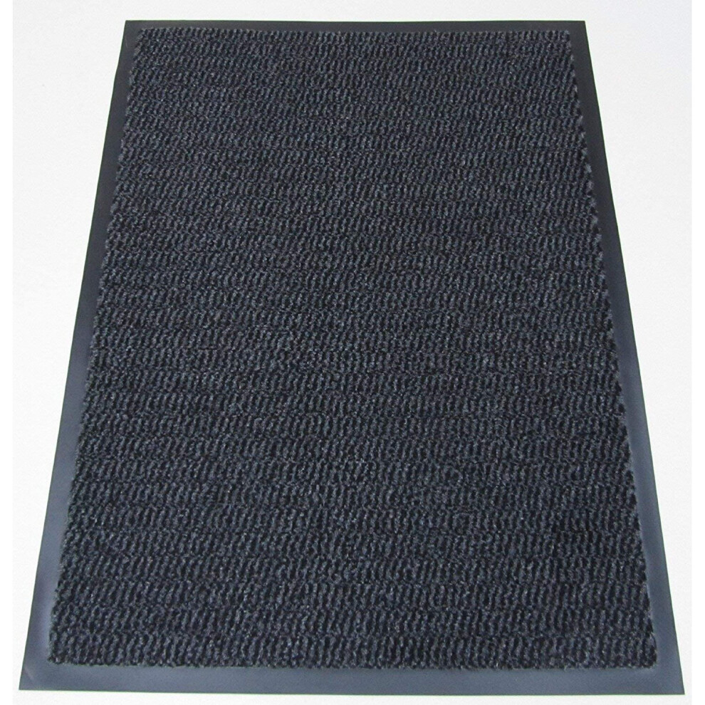 Abaseen Anti Slip Rubber Outdoor Floor Mat - Grey 90x150 CM
