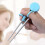 (Blue) Kids Training Chopsticks, Reusable Stainless Steel Chopsticks 1