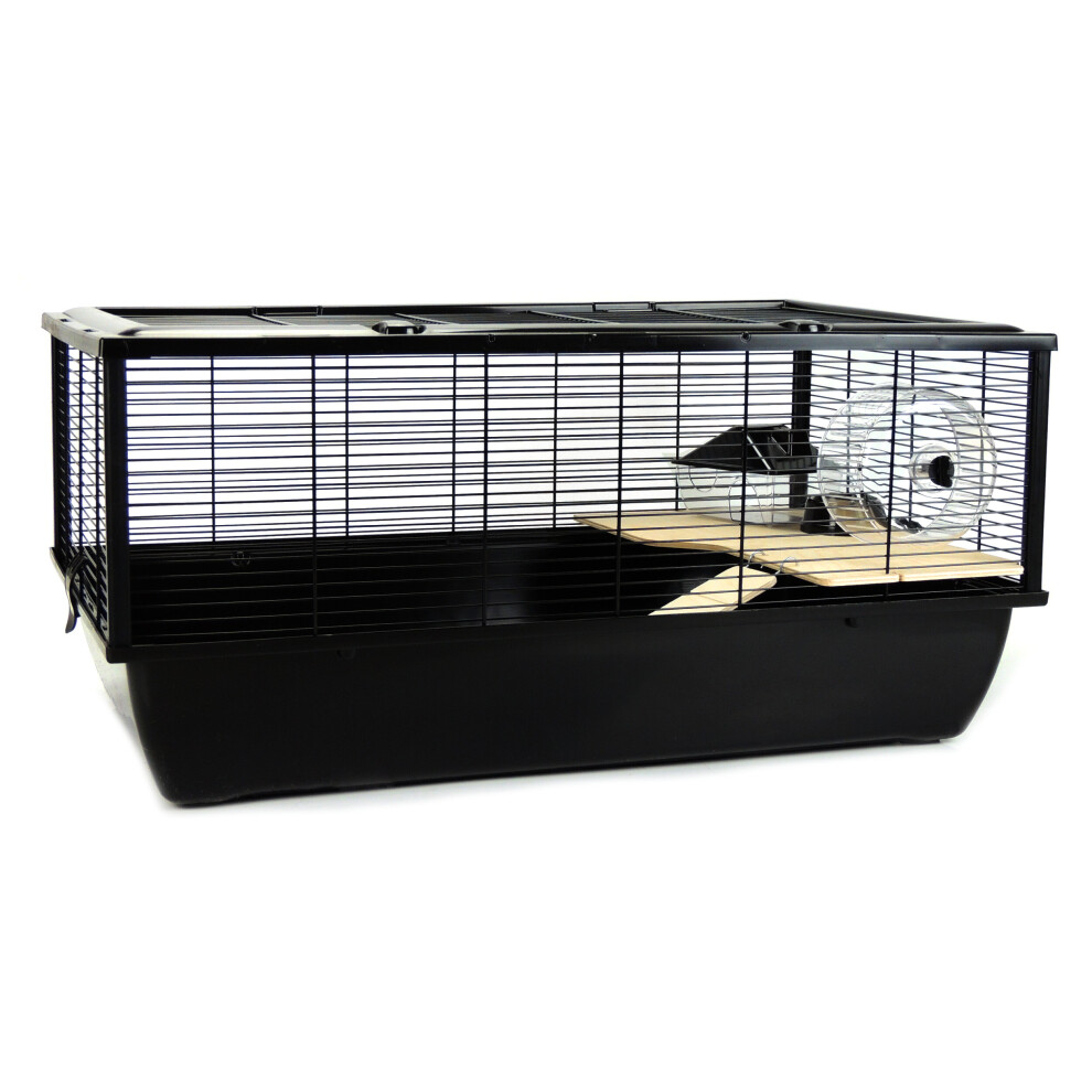 Grosvenor Rat and Hamster Cage Large, 77 x 47 x 36 cm Black