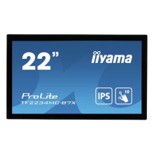 iiyama ProLite TF2234MC-B7X touch screen monitor 54.6 cm (21.5") 1920 x 1080 pixels Multi-touch Multi-user Black