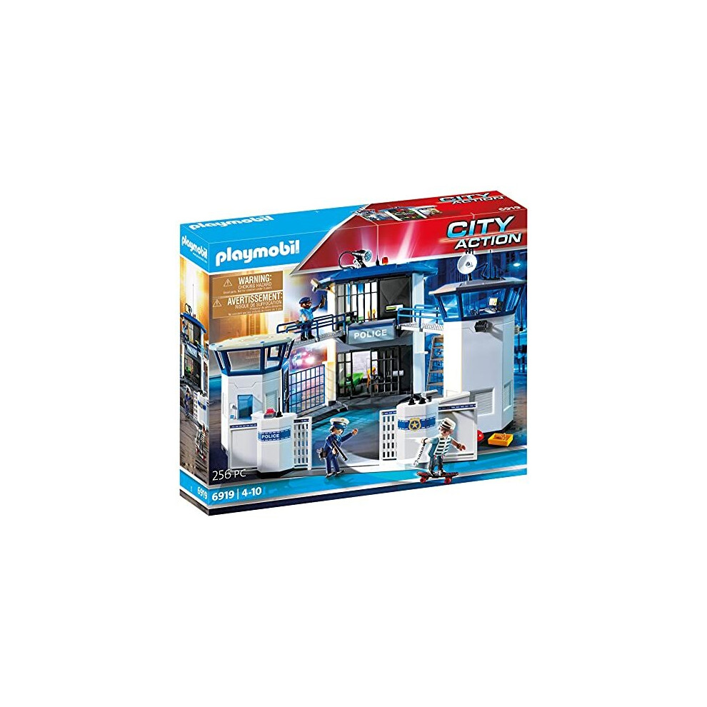 Playmobil 6919 City Action Police Station With Prison
