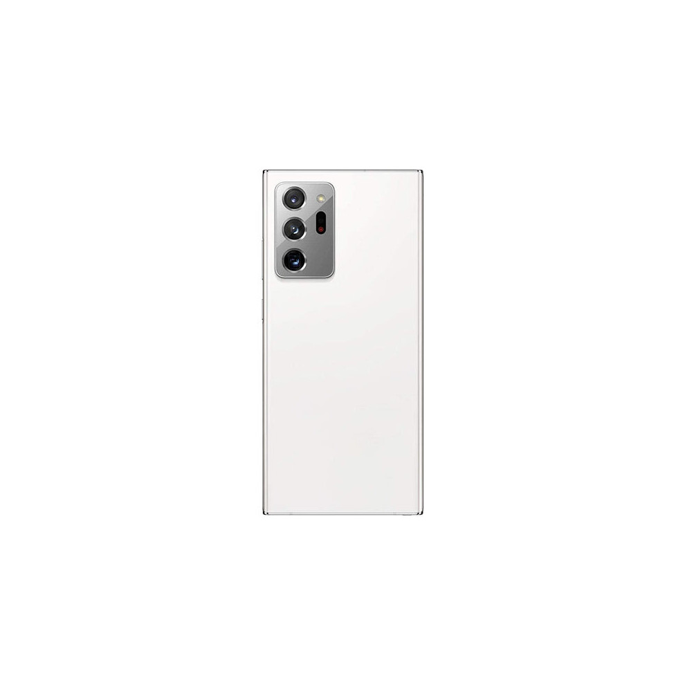(White) Samsung Galaxy Note 20 Ultra 5G Rear Back Glass / Battery Cover With Camera Lens White 5060866201015