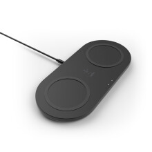 Belkin Dual Wireless Charger 15W | Charge 2 Devices including iPhone, AirPods and Android