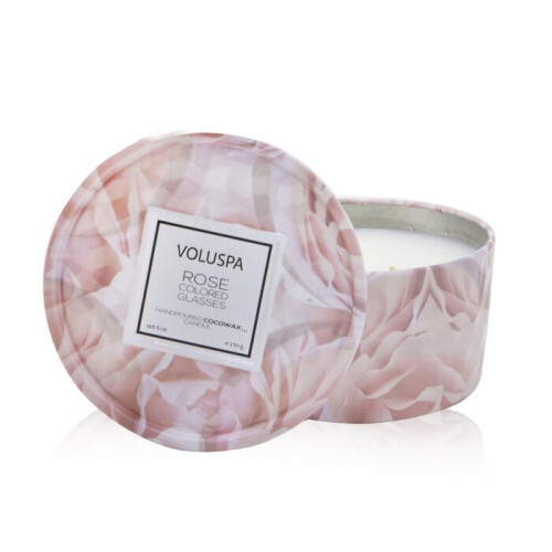 Voluspa 2 Wick Tin Candle - Rose Colored Glasses - 170g/6oz