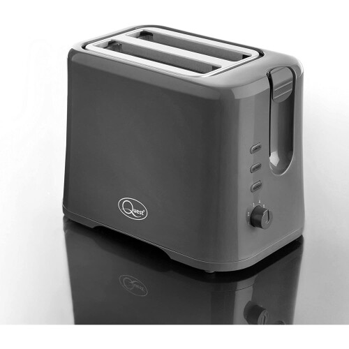 Quest Quest 34889 2 Slice Toaster with Variable Browning Control / Grey