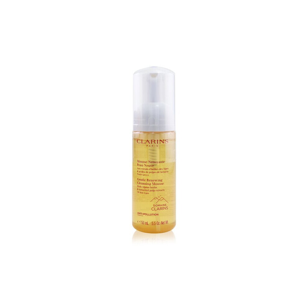 Clarins Gentle Renewing Cleansing Mousse With Alpine Herbs & Tamarind Pulp Extracts - 150Ml/5.5Oz