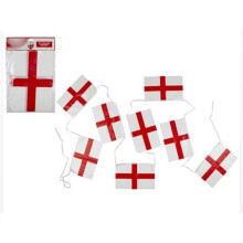 England St George Red Cross Plastic 20 Foot Bunting Flags Party Decor