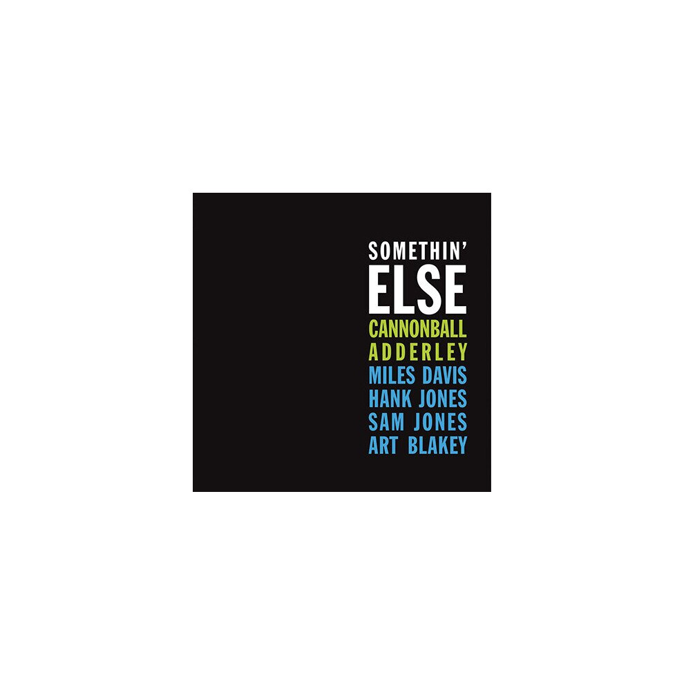 25Dol Somethin' Else - Cannonball Adderley - Vinyl