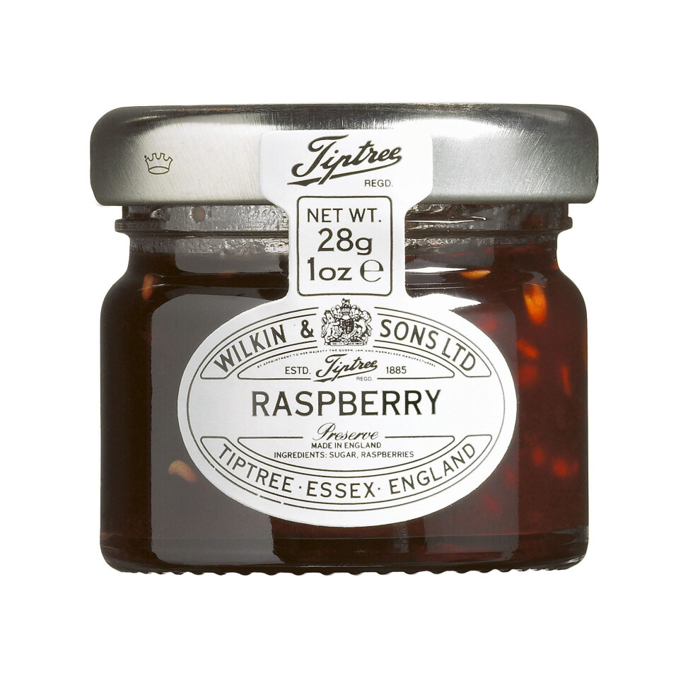 Tiptree Raspberry Preserve Portions Pots - 72x28g