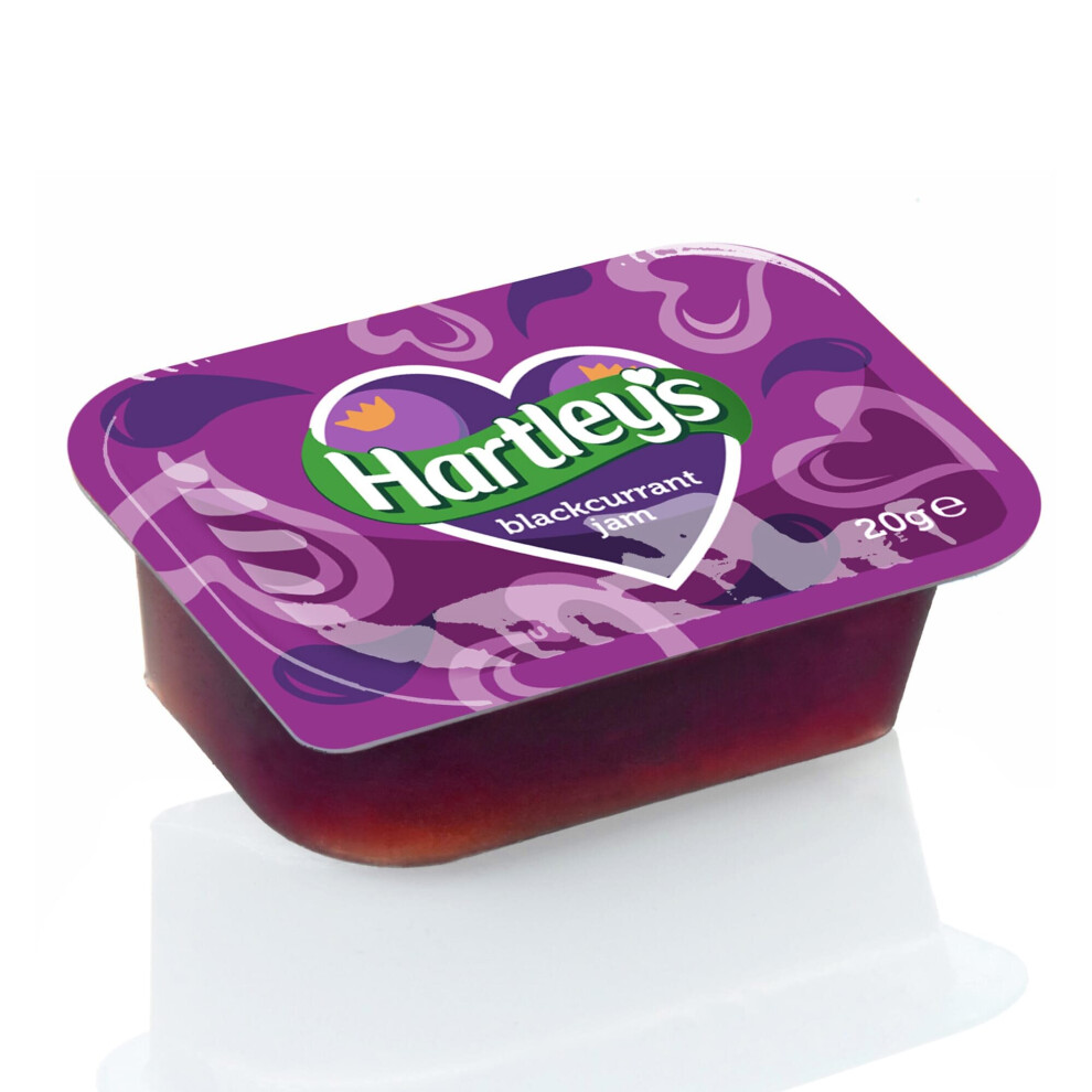 Hartleys Blackcurrant Jam Portions - 1x100x20g