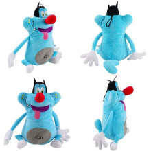 14" Kat Oggy en de Kakkerlakken Pluche Poppen Speelgoed