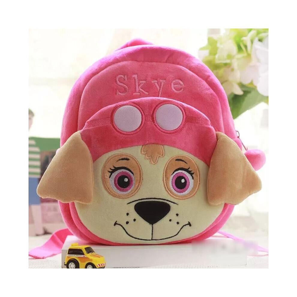 (Skye) Paw Patrol Plush Children Schoolbag Shoulderbag