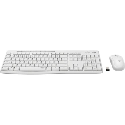 Logitech Logitech MK295 Silent Wireless Combo keyboard RF Wireless QWERTY UK International White 1