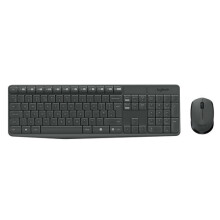 Logitech MK235 keyboard RF Wireless AZERTY Belgian Grey