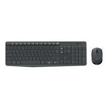Logitech MK235 keyboard RF Wireless QWERTZ Swiss Black