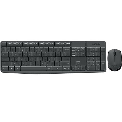 Logitech Logitech MK235 keyboard RF Wireless Greek Black