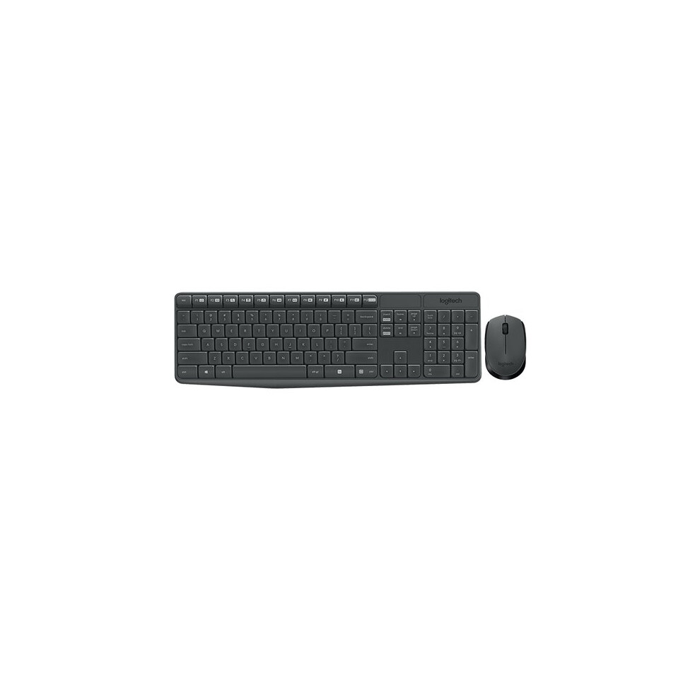 Logitech Mk235 Keyboard Rf Wireless Greek Black