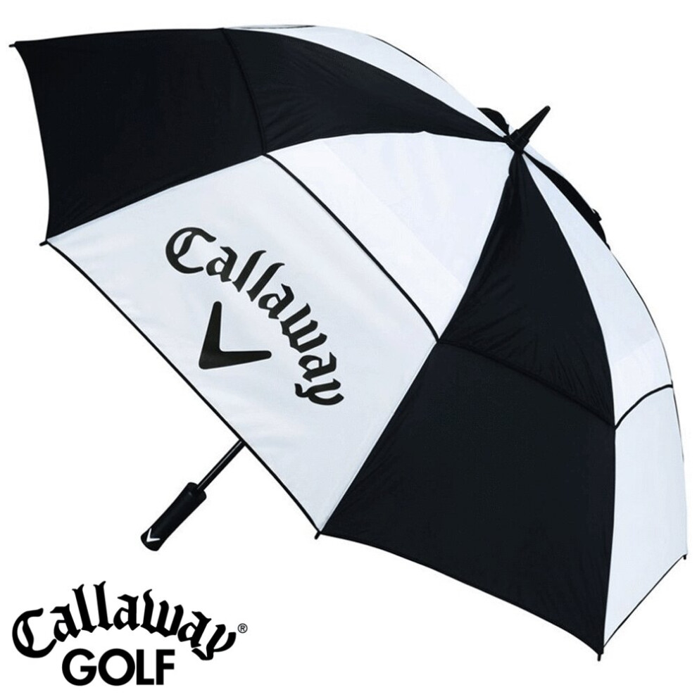 CALLAWAY 60'' VENTED DUAL CANOPY WIND RESISTANT GOLF UMBRELLA