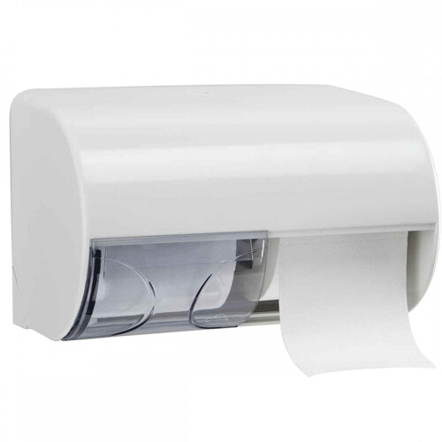 JanSan Toilet 2-Roll Dispenser White