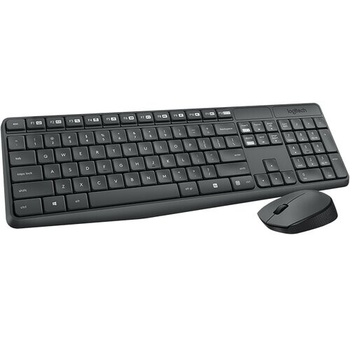 Logitech Logitech MK235 keyboard RF Wireless Greek Black 1
