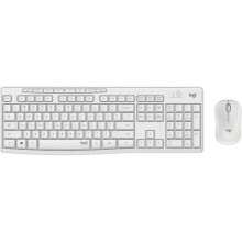 Logitech MK295 Silent Wireless Combo keyboard RF Wireless QWERTY UK International White