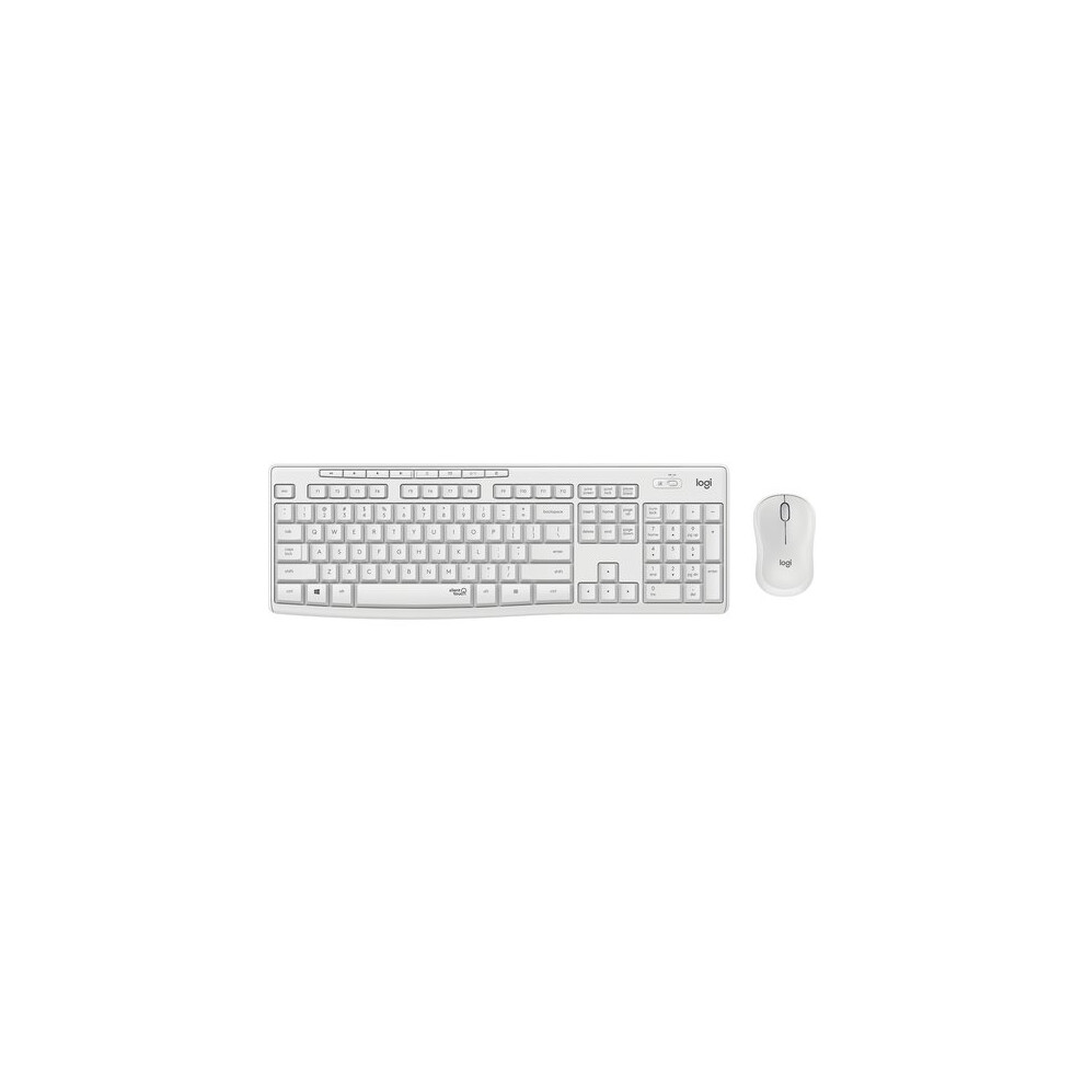 Logitech Mk295 Silent Wireless Combo Keyboard Rf Wireless Qwerty Uk International White - Image 5
