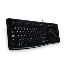 Logitech K120 keyboard USB Ukrainian Black