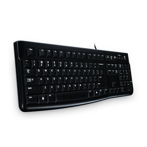Logitech Logitech K120 keyboard USB Ukrainian Black