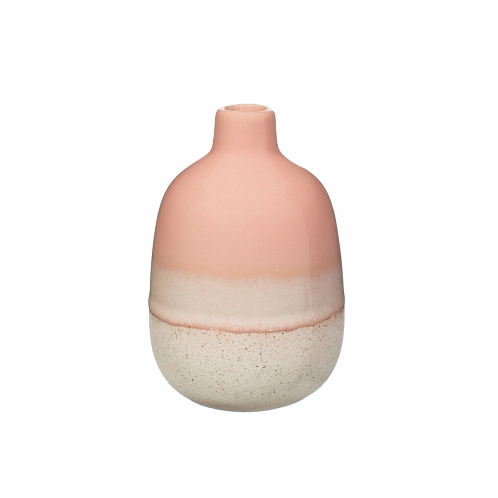 Sass & Belle Mojave Glaze Pink Vase Home Accessory Flower Pot