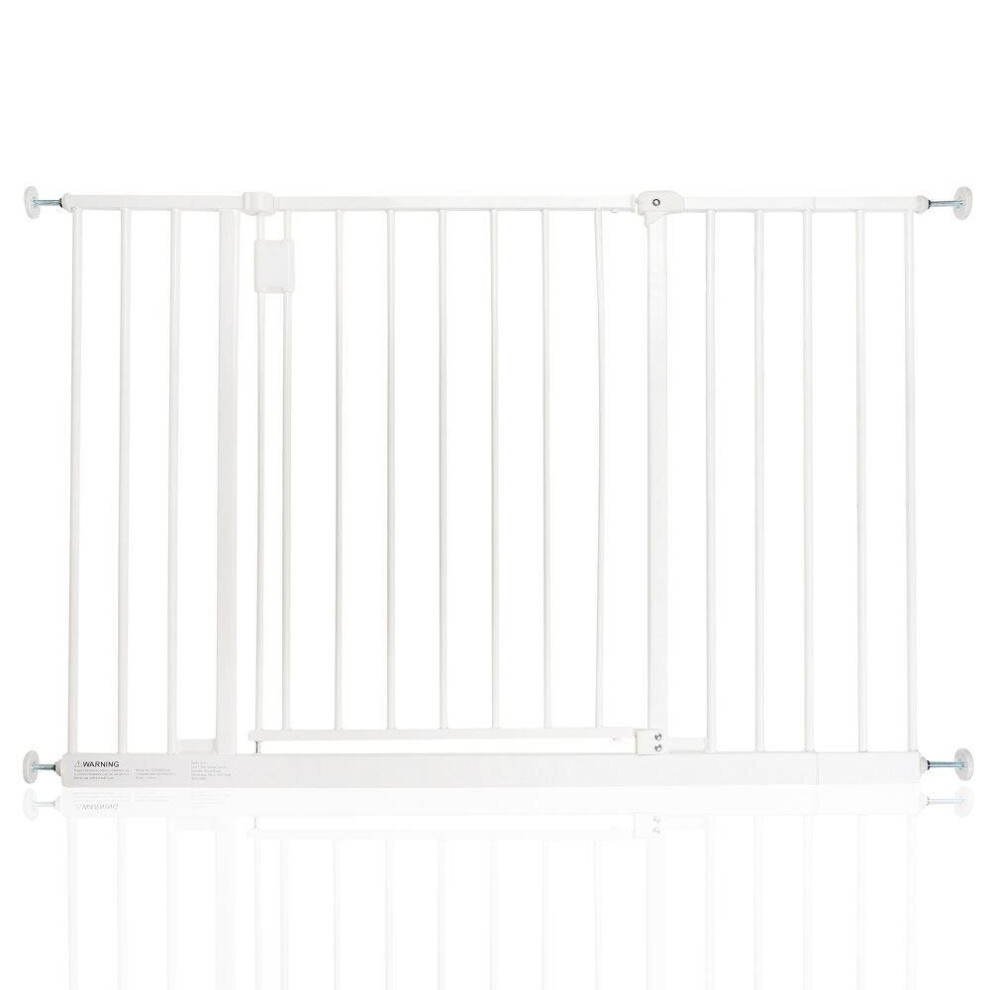 (White, 109.4cm - 115.4cm) Safetots Extra Wide Hallway Baby Gate