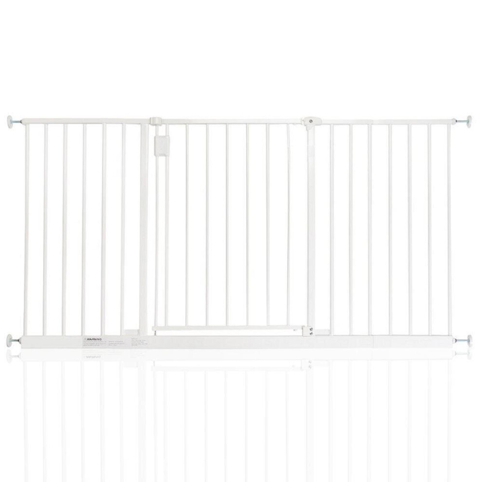 (White, 140.4cm - 146.4cm) Safetots Extra Wide Hallway Baby Gate