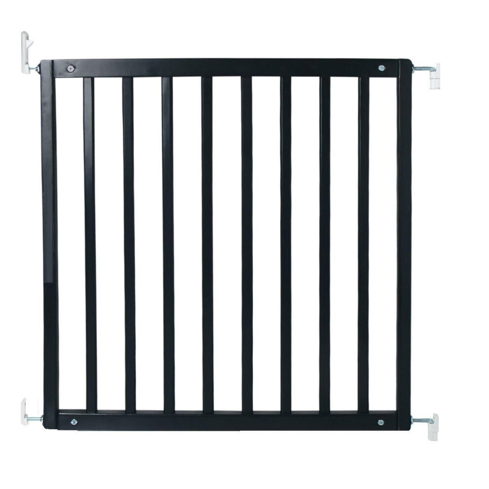 (Black) Safetots Simply Secure Wooden Stair Gate