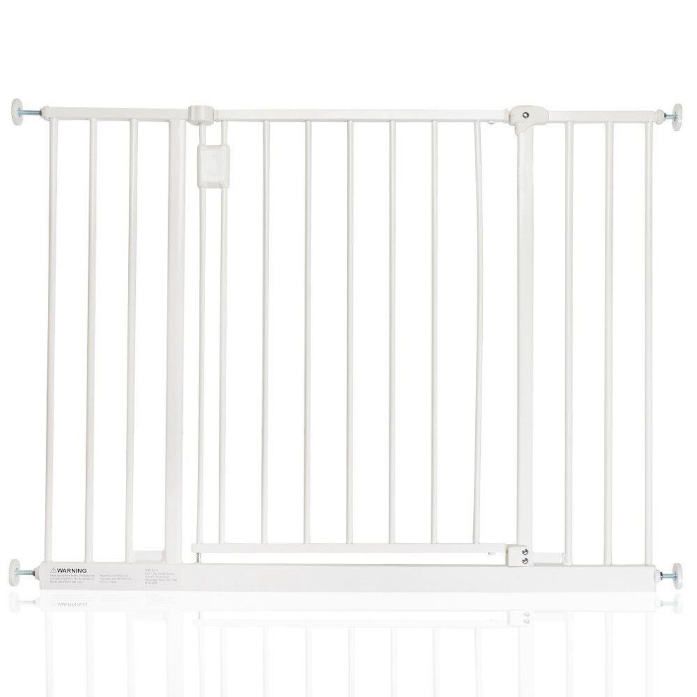 (, 97Cm - 103Cm) Extra Wide Hallway Baby Gate White Safetots