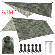 3*3M Tourist Awning Canopy Tarp Tent Shade Ultralight Garden Canopy Sunshade Outdoor Sun Shelter
