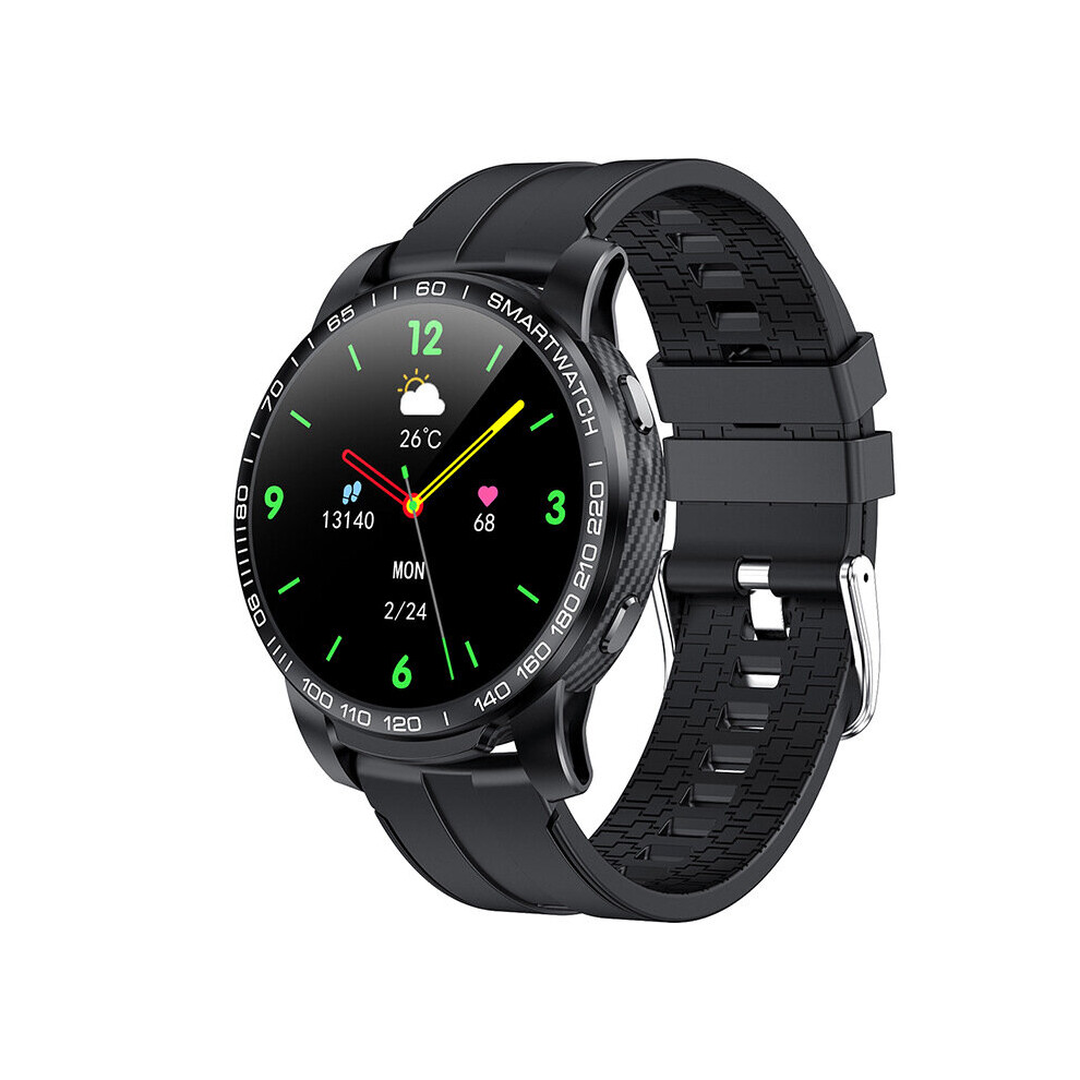 Bluetooth Call Fitness Tracker Heart Rate Monitoring Monitoring Smart Watches(Black) Black 8464682868228