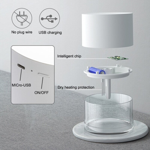 Wireless Air Humidifier Diffuser 780ML USB Portable  Rechargeable 2000mAh |Humidifiers 2