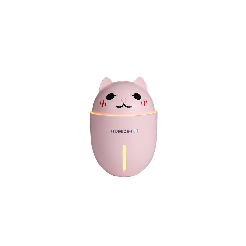 3 In 1 320ML USB Air Humidifier Adorable Pet Mini Humidifier With LED Light Mini USB Fan|Humidifiers