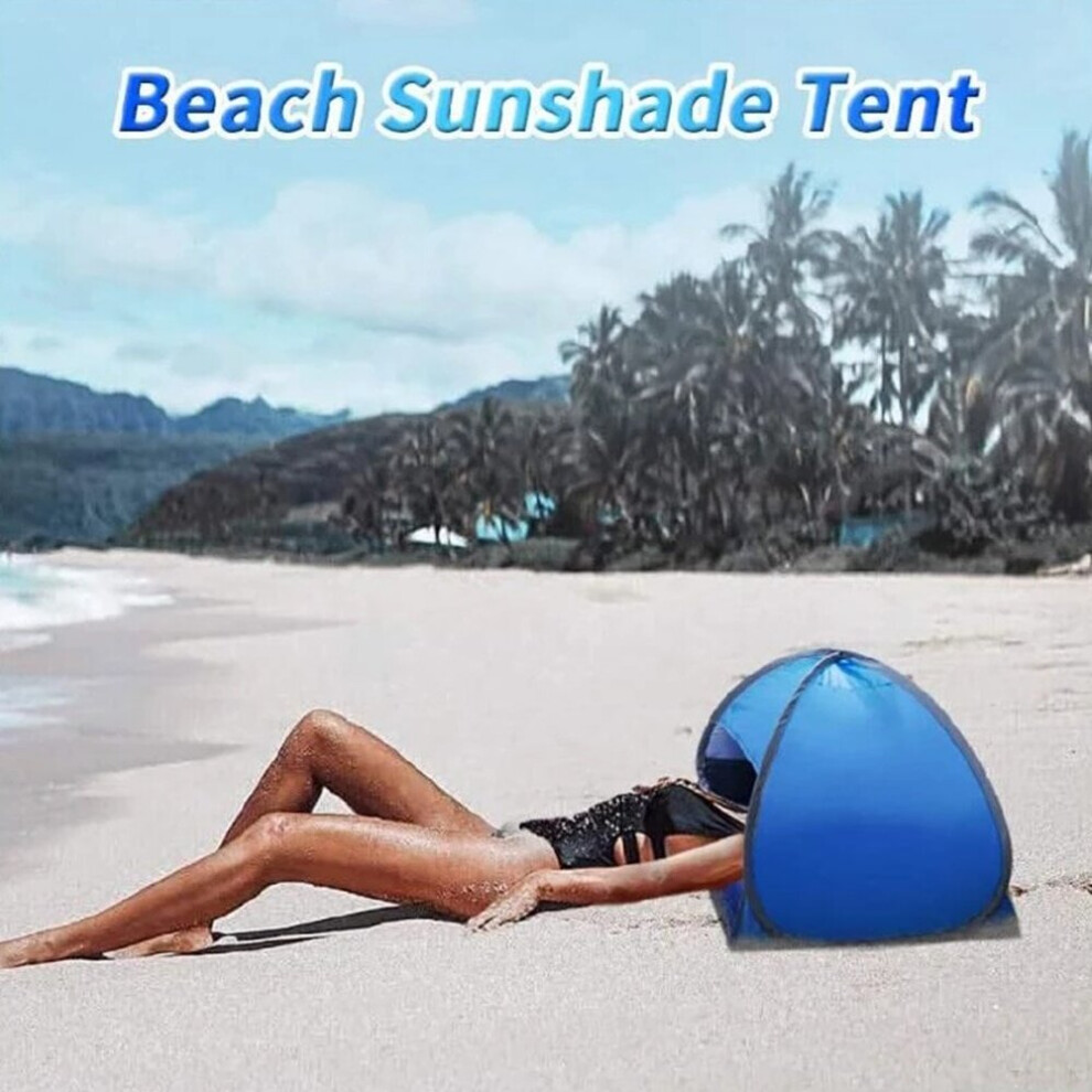Outdoor Camping Beach Sun Protection Face Tent Foldable Windproof Lightweight Sun Shelter