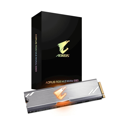 Gigabyte GIGABYTE - SSD Interne - Aorus RGB - 256Go - M.2 NVMe (GP-ASM2NE2256GTTDR)