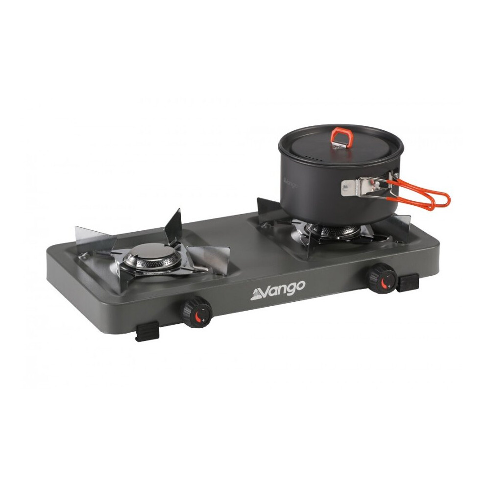 Vango Grey Blaze Double Outdoor Grill Accessory Made From Stainless Steel Ideal For Camping - Image 3