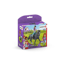 Schleich Horse Club 5-delige Speelset - Paardenspeelgoed voor Meisjes en Jongens van 5-12 jaar, Lisa en Storm het Paard