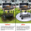 Fire Pit Mat for Decking Patio Grass, 36'' Huge Round Protector Pad Under Grill Fireproof Heatproof Mat 4